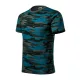Malfini Camouflage - Kerek nyakú, terepmintás unisex póló - Petrol terepszín - 3XL