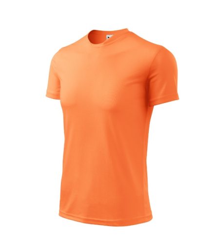Malfini Fantasy - Különlegesen kialakított nyakkivágású gyerek póló - Neon mandarine - 122 cm/6 éves