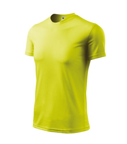 Malfini Fantasy - Különlegesen kialakított nyakkivágású gyerek póló - Neon sárga - 158 cm/12 éves