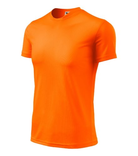 Malfini Fantasy - Különlegesen kialakított nyakkivágású gyerek póló - Neon narancssárga - 146 cm/10 éves