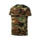 Malfini Camouflage - Kerek nyakú, terepmintás gyerek póló - Barna terepszín - 110 cm/4 éves