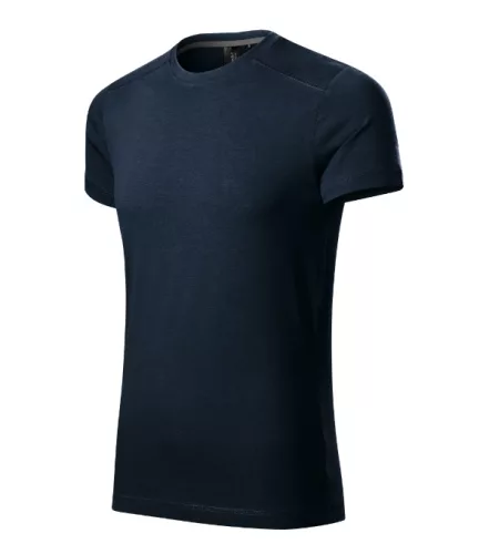 Malfini Premium Action - Kerek nyakú, testhezálló szabású férfi póló - Ombre kék - XL