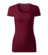 Malfini Premium Action - Mélyebb, kerek nyakú, testhezálló szabású női póló - Garnet - XL