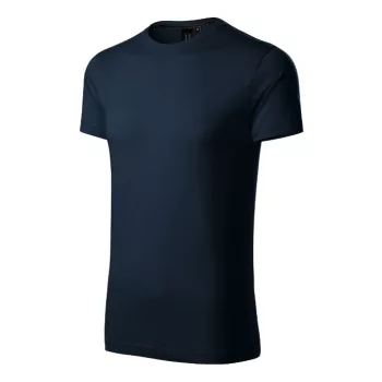   Malfini Premium Exclusive - Kerek nyakú, testhezálló szabású férfi póló - Tengerészkék - M