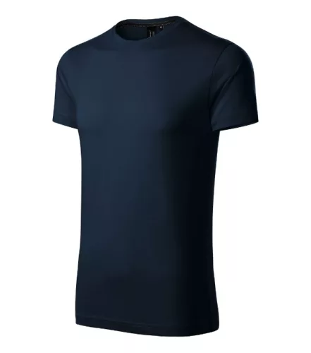 Malfini Premium Exclusive - Kerek nyakú, testhezálló szabású férfi póló - Tengerészkék - 2XL