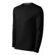Malfini Premium Brave - Kerek nyakú, hosszú ujjú férfi póló - Fekete - 2XL