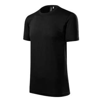   Malfini Premium Merino Rise - Keskeny nyakkivágású férfi póló - Fekete - M