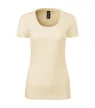 Malfini Premium Merino Rise - Keskeny nyakkivágású női póló - Mandula - XL