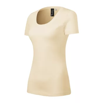   Malfini Premium Merino Rise - Keskeny nyakkivágású női póló - Mandula - 2XL