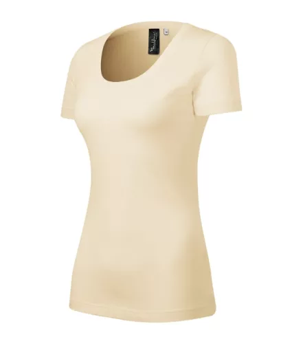 Malfini Premium Merino Rise - Keskeny nyakkivágású női póló - Mandula - 2XL