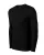 Malfini Premium Merino Rise LS - Keskeny nyakkivágású, hosszú ujjú férfi póló - Fekete - S