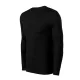 Malfini Premium Merino Rise LS - Keskeny nyakkivágású, hosszú ujjú férfi póló - Fekete - M