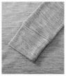 Malfini Premium Merino Rise LS - Keskeny nyakkivágású, hosszú ujjú férfi póló - Sötétszürke melírozott - S