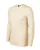 Malfini Premium Merino Rise LS - Keskeny nyakkivágású, hosszú ujjú férfi póló - Mandula - S