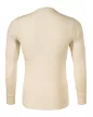 Malfini Premium Merino Rise LS - Keskeny nyakkivágású, hosszú ujjú férfi póló - Mandula - L