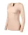 Malfini Premium Merino Rise LS - Keskeny nyakkivágású, hosszú ujjú női póló - Cameo - S