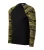 Malfini Camouflage LS - Kerek nyakú, hosszú, terepszínű ujjú unisex póló - Zöld terepszín - S