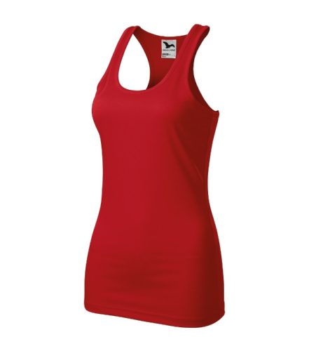 Malfini Racer - Mélyebb, kerek nyakkivágású, sport-hátú női atléta - Piros - 2XL