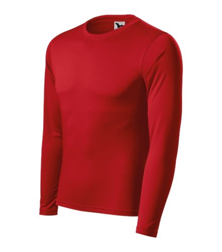 Malfini Pride - Kerek nyakú, hosszú ujjú unisex póló - Piros - XL