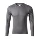 Malfini Pride - Kerek nyakú, hosszú ujjú unisex póló - Acélszürke - 2XL