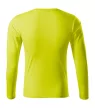 Malfini Pride - Kerek nyakú, hosszú ujjú unisex póló - Neon sárga - XS