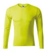 Malfini Pride - Kerek nyakú, hosszú ujjú unisex póló - Neon sárga - M