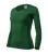 Malfini Fit-T LS - Mélyebb, kerek nyakkivágású, hosszú ujjú női póló - Üvegzöld - L