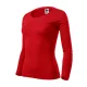 Malfini Fit-T LS - Mélyebb, kerek nyakkivágású, hosszú ujjú női póló - Piros - XS
