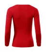 Malfini Fit-T LS - Mélyebb, kerek nyakkivágású, hosszú ujjú női póló - Piros - M