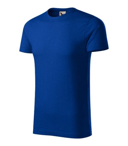 Malfini Native (GOTS) - Keskeny nyakkivágású, biopamut férfi póló - Királykék - 2XL