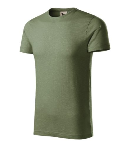 Malfini Native (GOTS) - Keskeny nyakkivágású, biopamut férfi póló - Khaki - 2XL