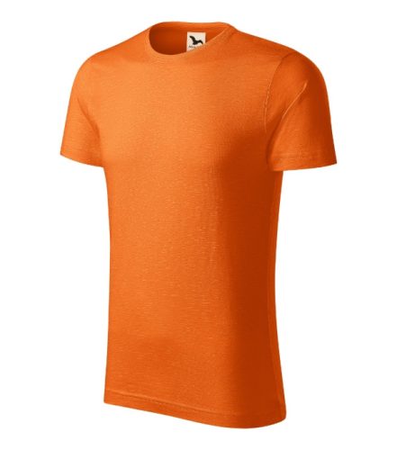 Malfini Native (GOTS) - Keskeny nyakkivágású, biopamut férfi póló - Narancssárga - 2XL