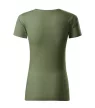 Malfini Native (GOTS) - Keskeny nyakkivágású, biopamut női póló - Khaki - XL