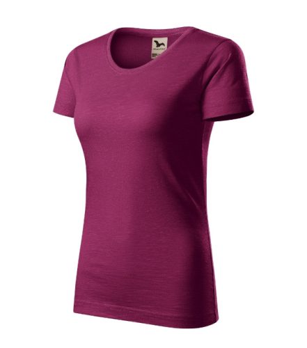Malfini Native (GOTS) - Keskeny nyakkivágású, biopamut női póló - Rododendron - 2XL