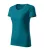 Malfini Native (GOTS) - Keskeny nyakkivágású, biopamut női póló - Petrol kék - S