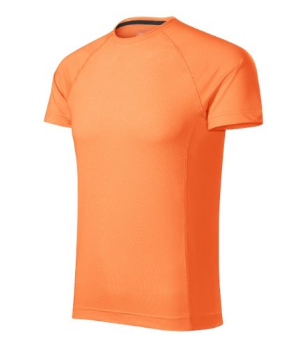 Malfini Destiny - Keskeny nyakkivágású, karcsúsított férfi póló - Neon mandarin - XL
