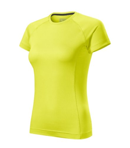 Malfini Destiny - Keskeny nyakkivágású, karcsúsított női póló - Neon sárga - 2XL
