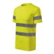 Rimeck HV Protect - Jólláthatósági ruházat, 3M fényvisszaverő csíkos unisex póló - Fluoreszkáló sárga - S