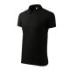 Malfini Single J. - Pamut férfi galléros póló - Fekete - 2XL