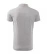 Malfini Single J. - Pamut férfi galléros póló - Világosszürke melírozott - 2XL