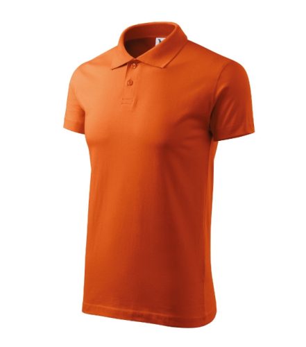 Malfini Single J. - Pamut férfi galléros póló - Narancssárga - 2XL
