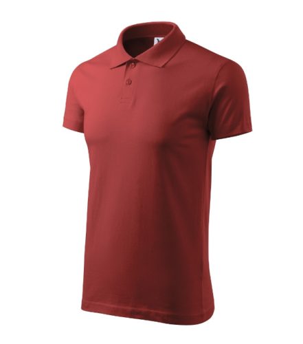 Malfini Single J. - Pamut férfi galléros póló - Terra - 2XL