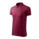Malfini Single J. - Pamut férfi galléros póló - Garnet - XL
