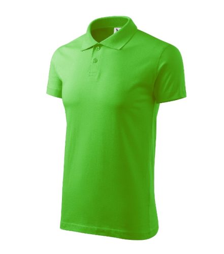Malfini Single J. - Pamut férfi galléros póló - Almazöld - 2XL