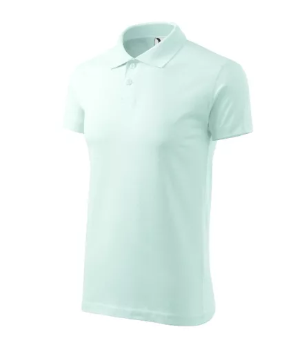 Malfini Single J. - Pamut férfi galléros póló - Frost - L