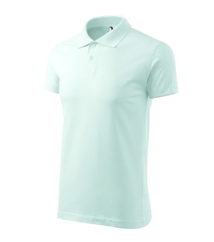 Malfini Single J. - Pamut férfi galléros póló - Frost - 2XL