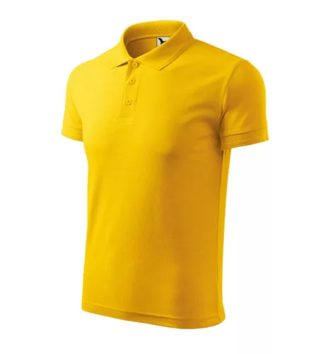Malfini Pique Polo - Pique férfi galléros póló - Sárga - XL