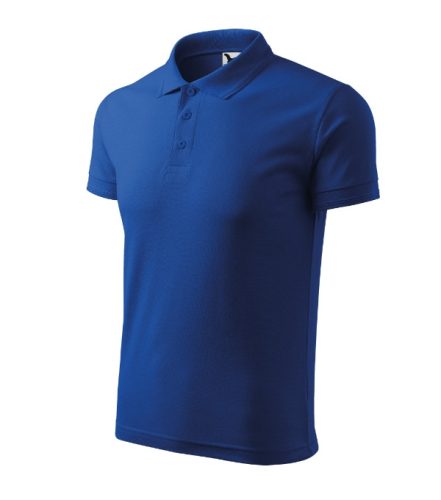 Malfini Pique Polo - Pique férfi galléros póló - Királykék - 4XL