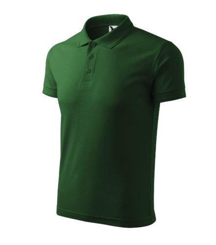 Malfini Pique Polo - Pique férfi galléros póló - Üvegzöld - 2XL