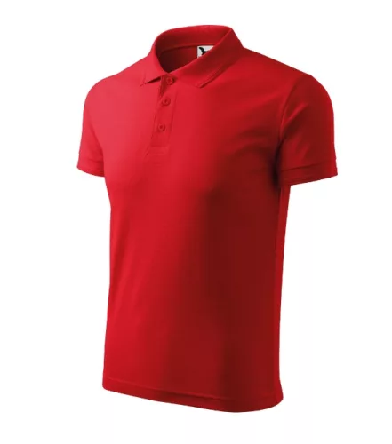 Malfini Pique Polo - Pique férfi galléros póló - Piros - L